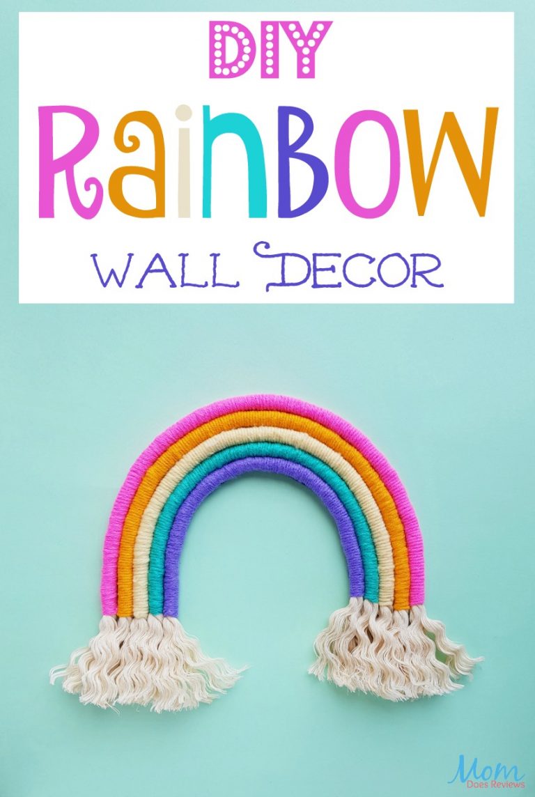 Fun and Whimsical DIY Rainbow Wall Decor - Mom Does Reviews