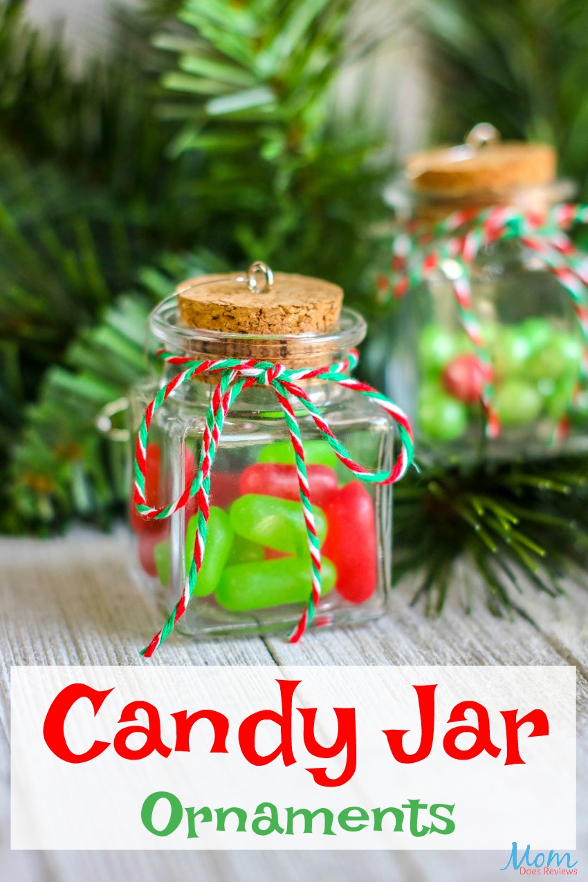Easy & Fun Candy Jar Ornaments for Holiday Cheer #crafts #christmas #DIY