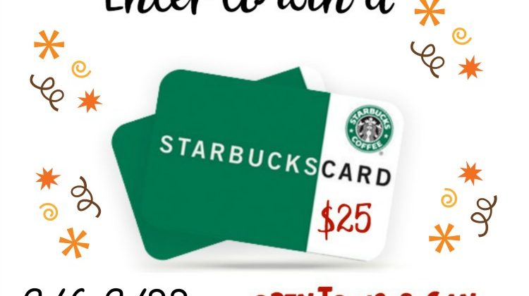 #Win $25 Starbucks GC! US/CAN ends 9/22