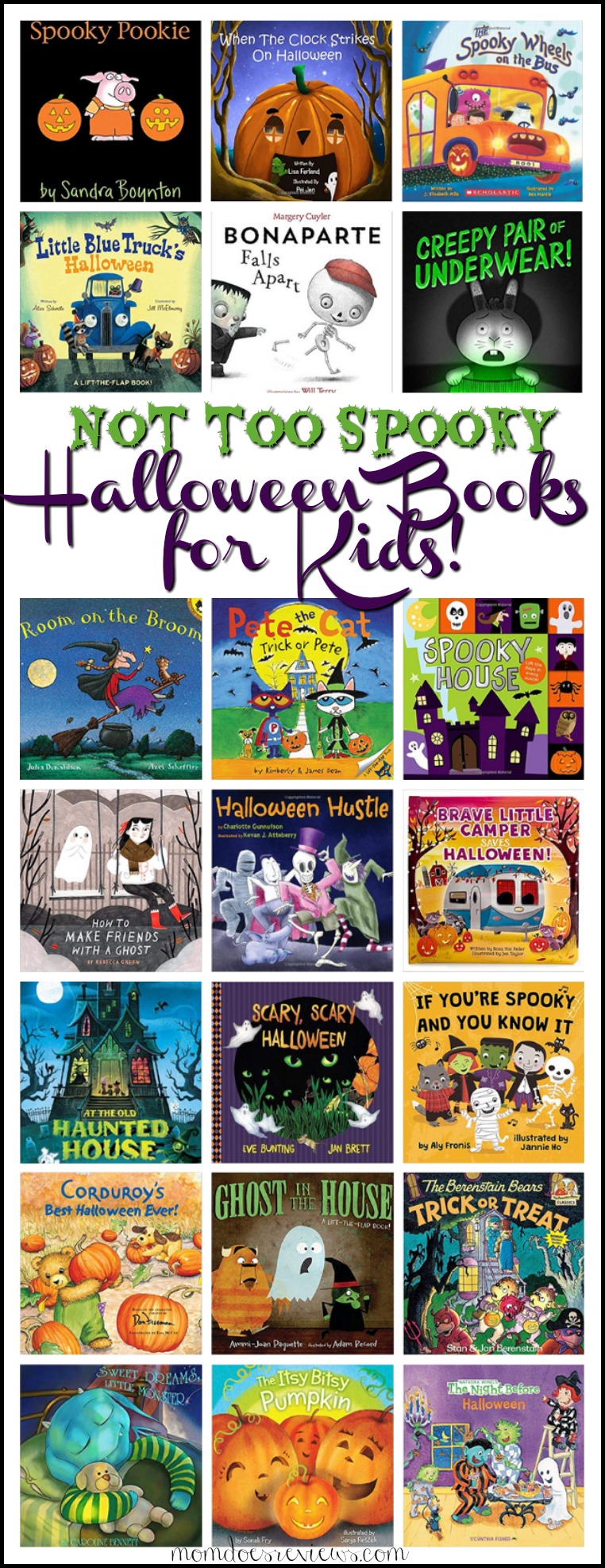Not too Spooky Halloween Books for Kids!