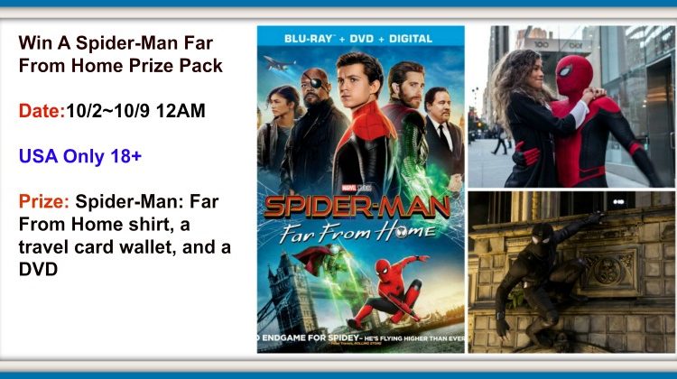 #Win Spider-Man: Far from Home Prize Pack! #SpiderManFarFromHome