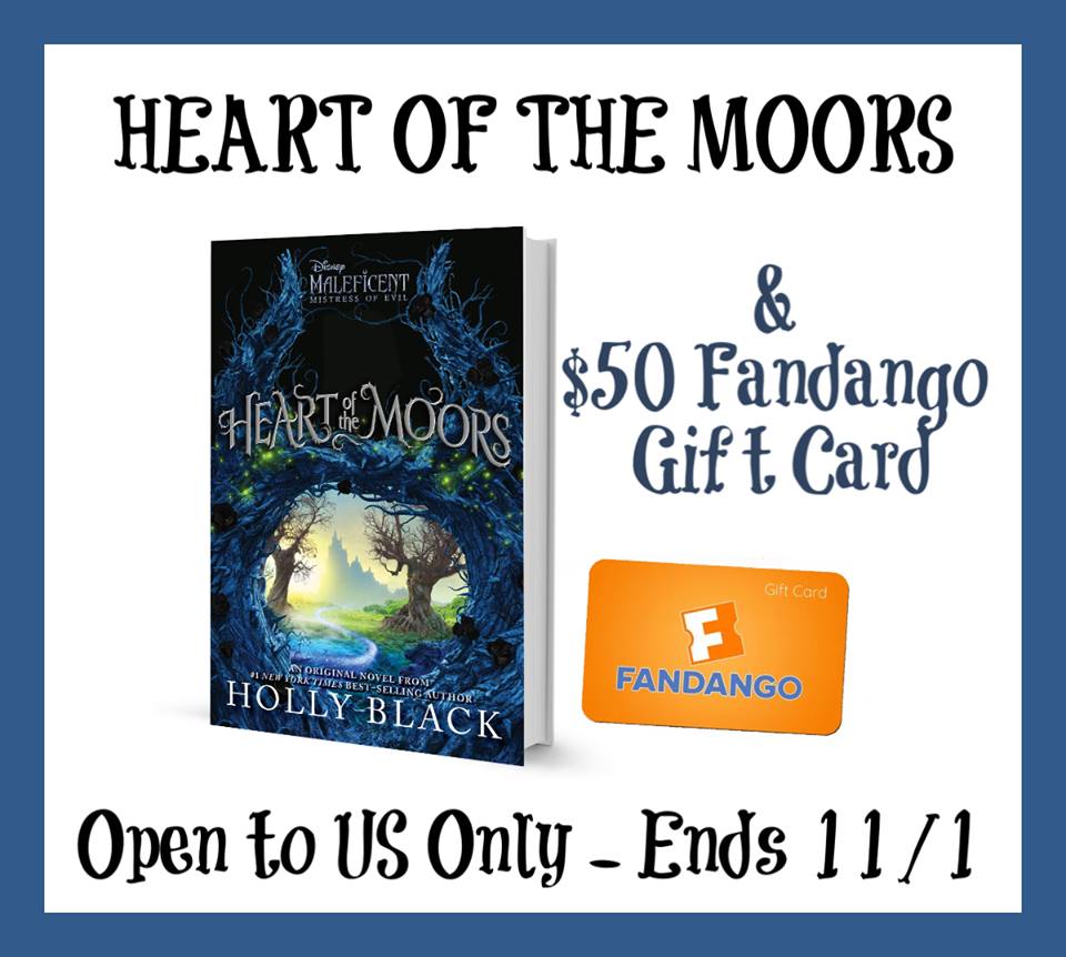 #Win $50 Fandango GC Disney's & Heart of the Moors book #HeartoftheMoors
