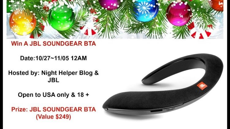 #Win A JBL SoundGear BTA Wearable Wireless Sound from @JBLaudio