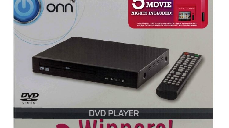 TWO Winners! #Win an ONN DVD player with 5 Redbox Rental Coupons