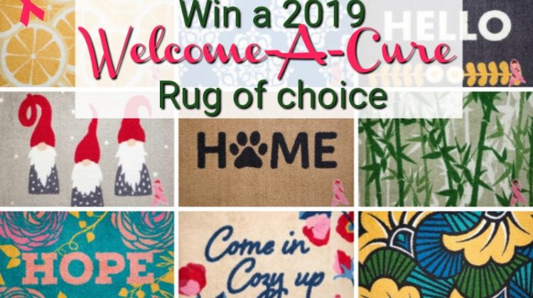 #Win a 2019 Welcome-A-Cure Rug of choice- US , ends 10/16