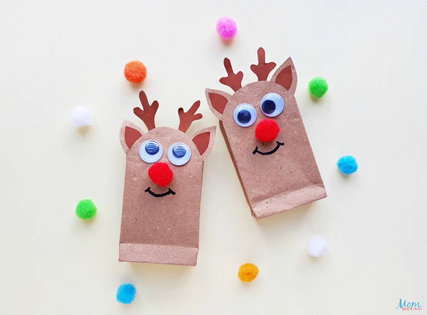 DIY Reindeer Gift Bags - A Fun Christmas Craft!