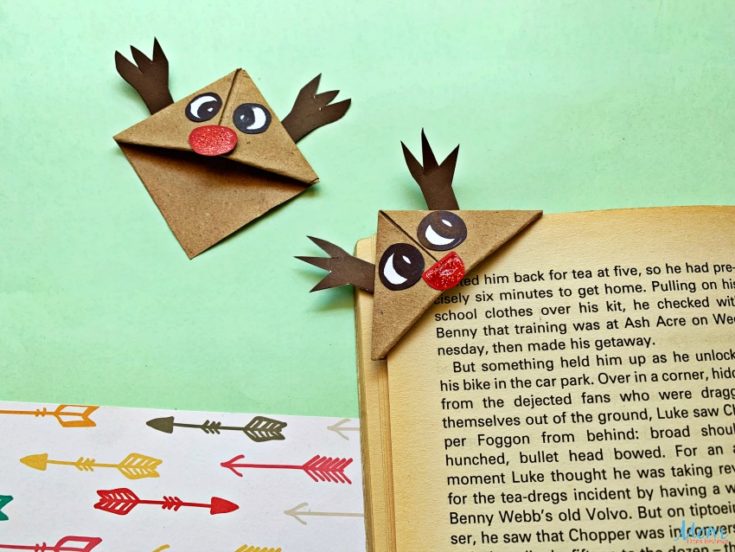 Reindeer Corner Bookmark Craft