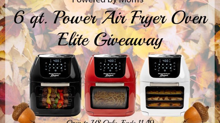 #Win a 6qt. Power Air Fryer Oven Elite, US Only, Ends 11/19