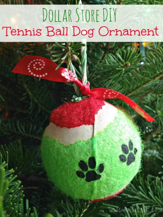 Diy Tennis Ball Ornament