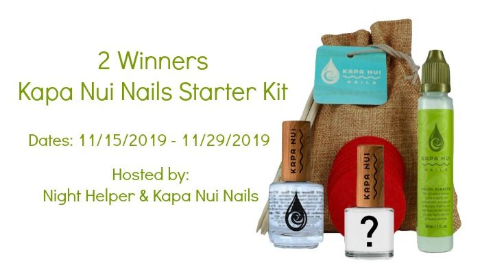 Kapu Nui Nails Starter Kit #giveaway 2 Winners