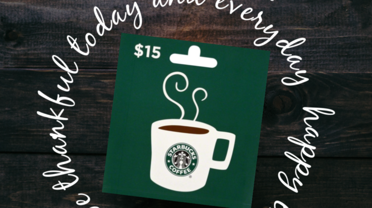 #Win $15 Starbucks GC
