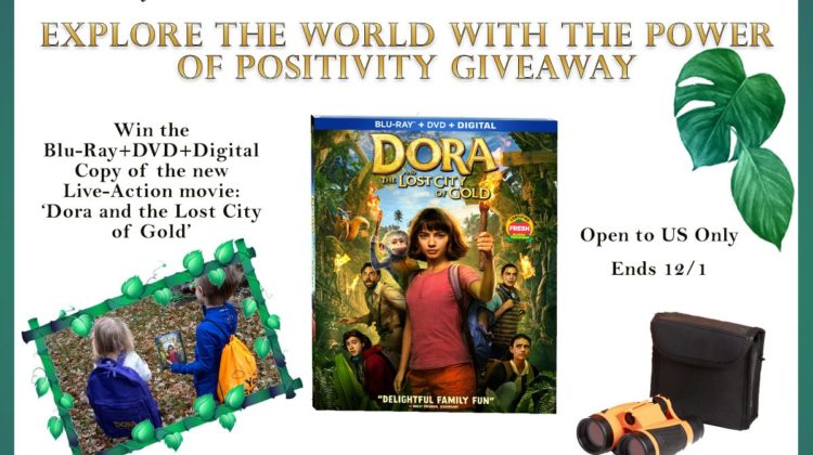 Dora and The Lost City of Gold Blu-Ray/DVD Giveaway Open to US Ends 12/1