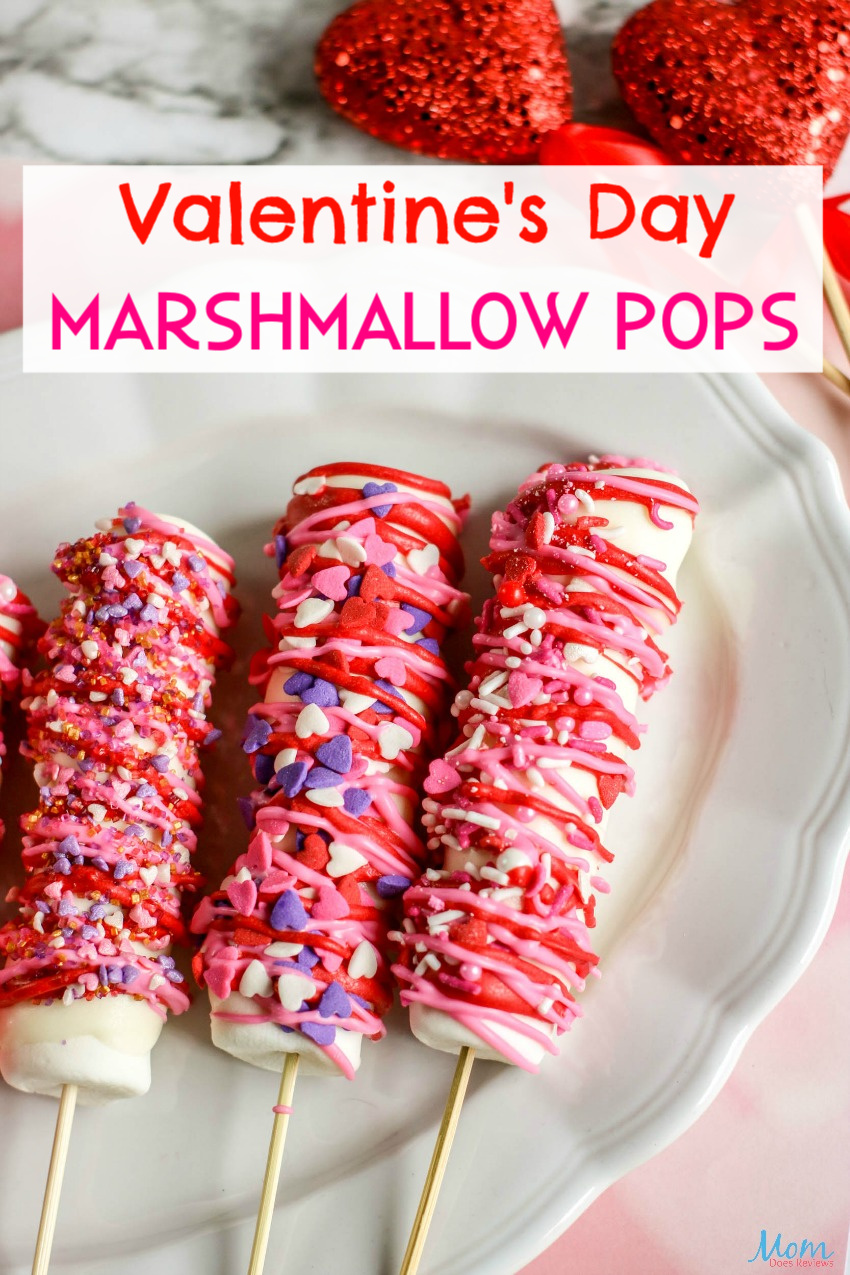 Valentine’s Day Marshmallow Pops #Recipe #sweets #valentinesday