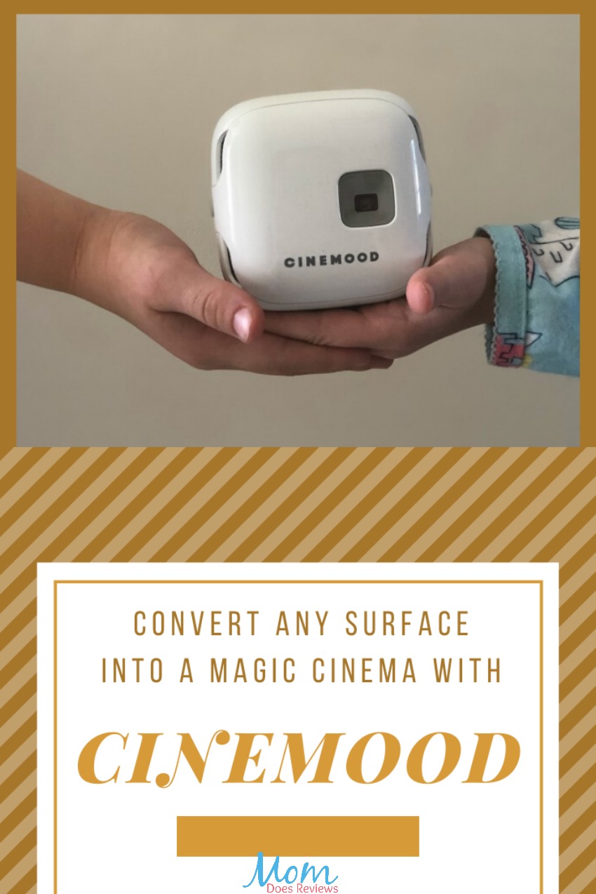 Convert Any Surface Into a Magic Cinema With The CINEMOOD Portable Movie Theater