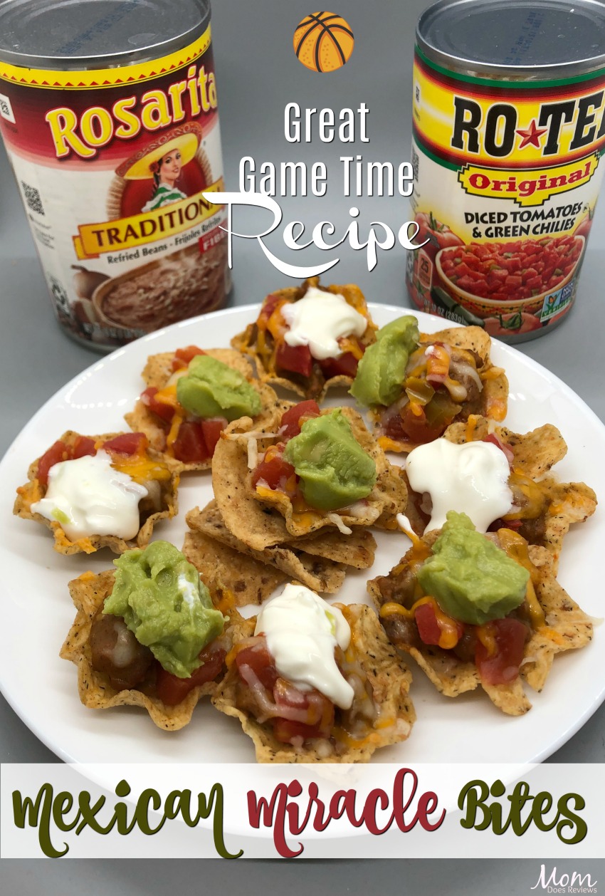 Mexican Miracle Bites with RO*TEL and Rosarita- an Easy Appetizer- Perfect for Game Time 