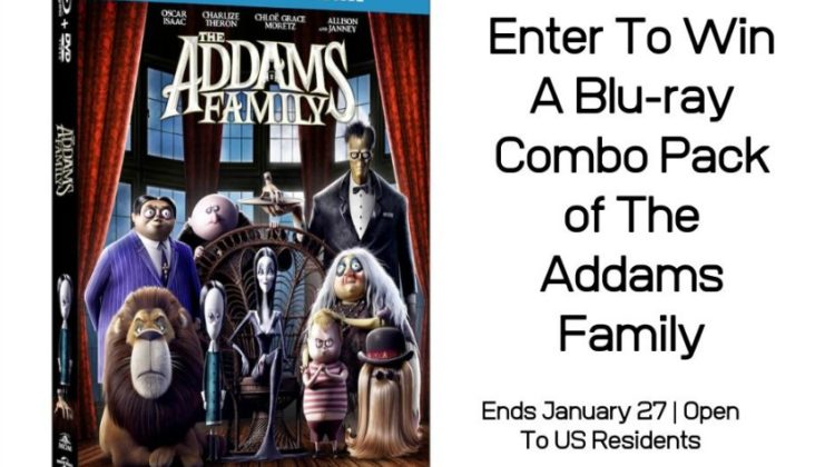 Blu-Ray Combo of The Adams Family giveaway button