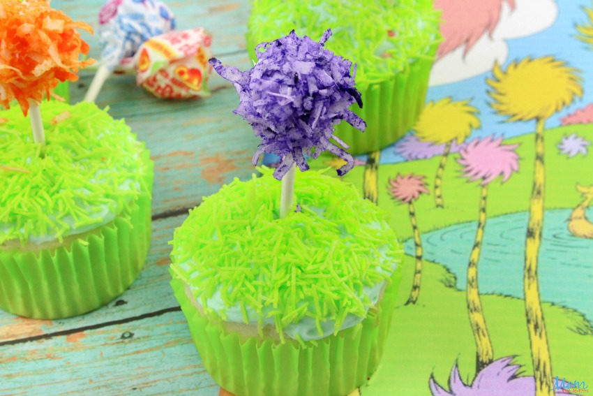 Dr. Seuss Truffula Tree Cupcakes Recipe