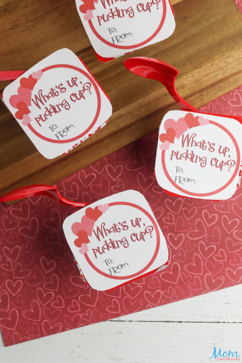 Cute & Easy Pudding Cup Valentines with Free Printable