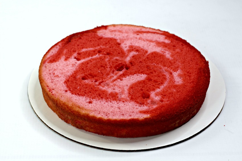 Valentine's Day Unicorn Layered Cake process