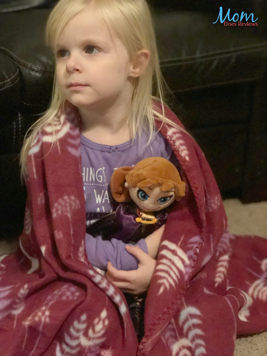 Disney Frozen 2 Anna Pillow with Fleece throw blanket Set 40" x 50" 