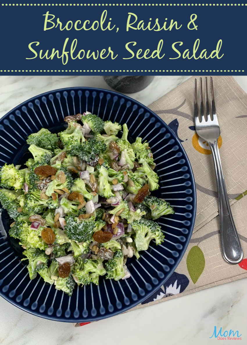 Broccoli, Raisin & Sunflower Seed Salad #Recipe #healthyfoods #foodie