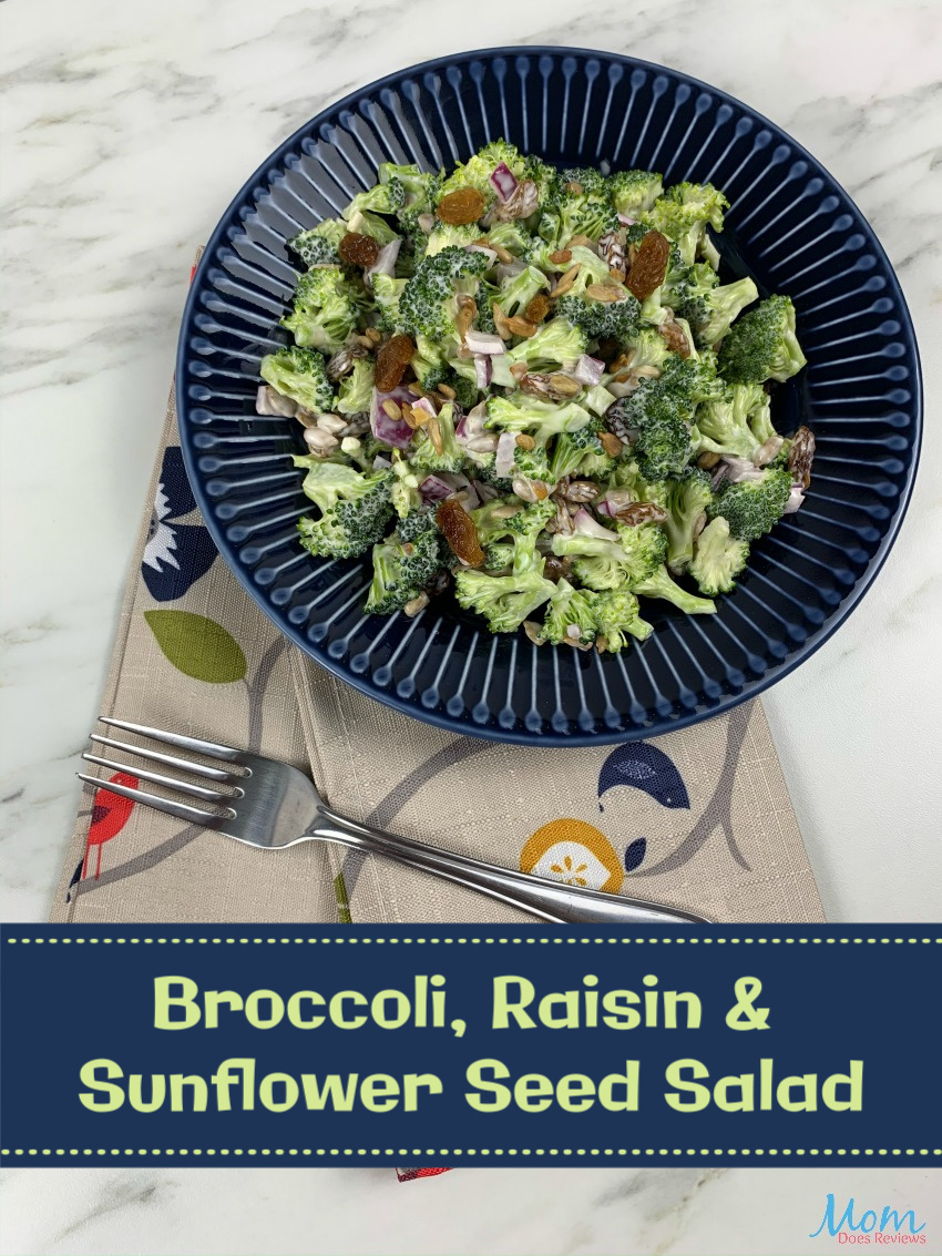 Broccoli, Raisin & Sunflower Seed Salad #Recipe #healthyfoods #foodie