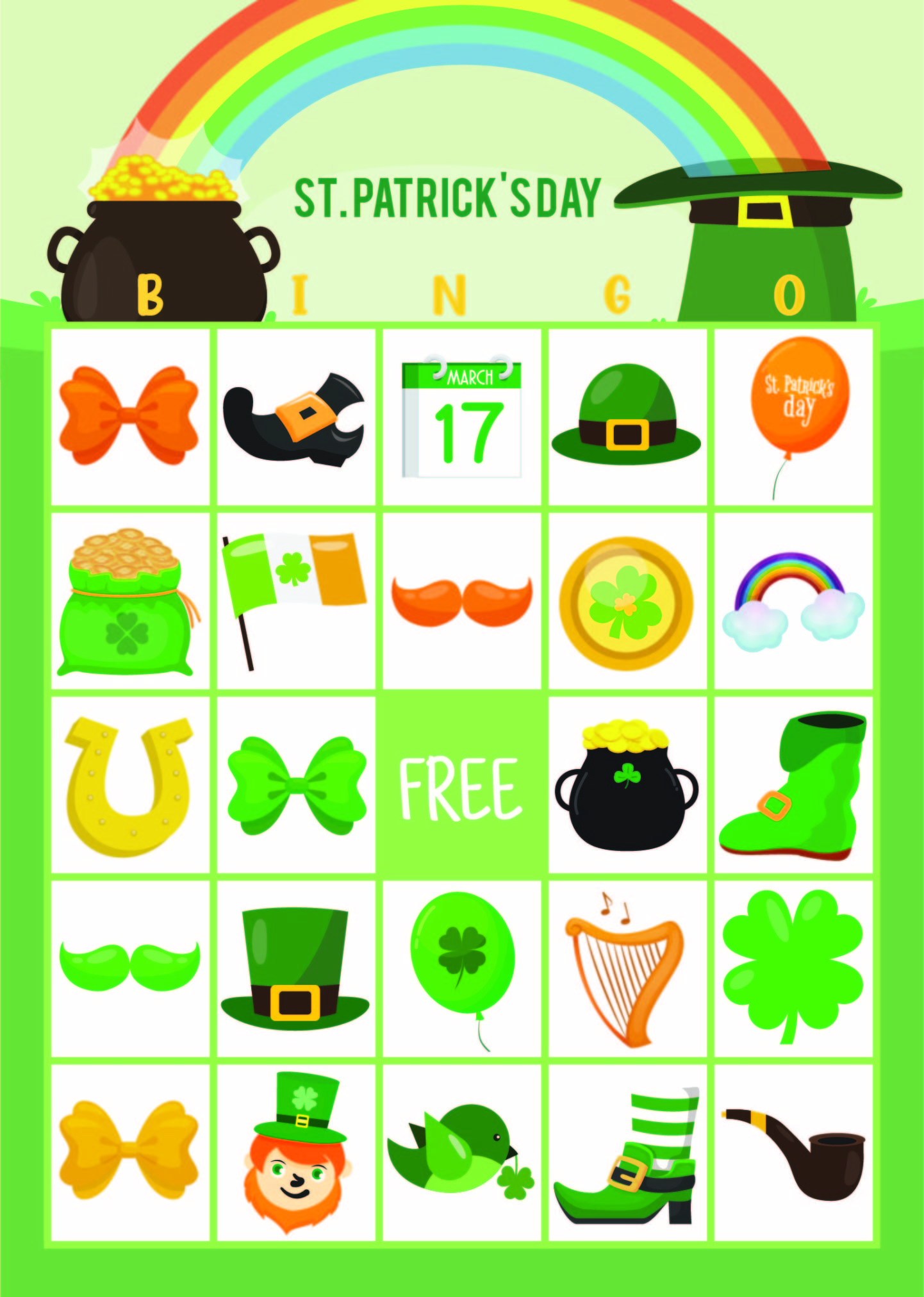 St. Patrick's Day Bingo Free Printable Mom Does Reviews