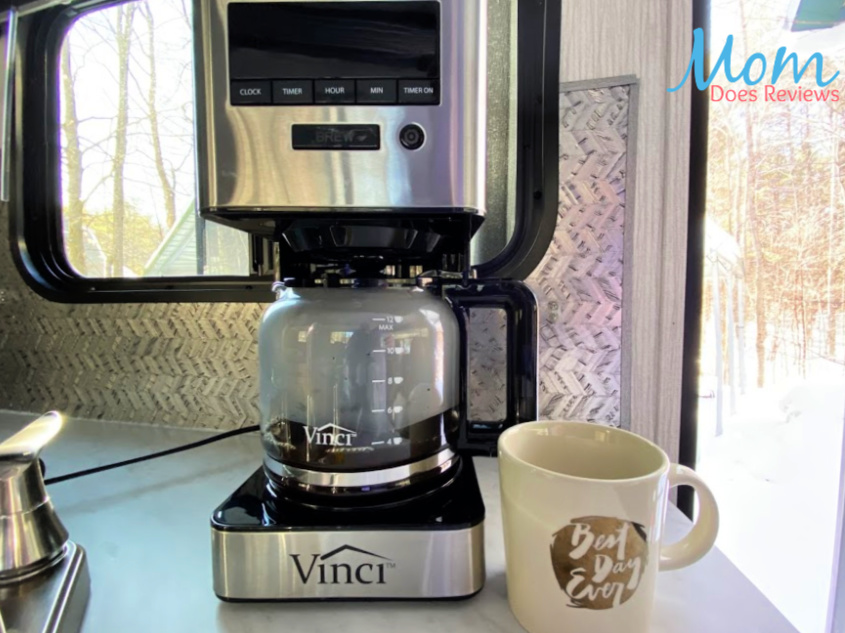 Vinci Auto Pour Over 12-Cup Electric Coffee Maker Stainless Steel Carafe Brewer 