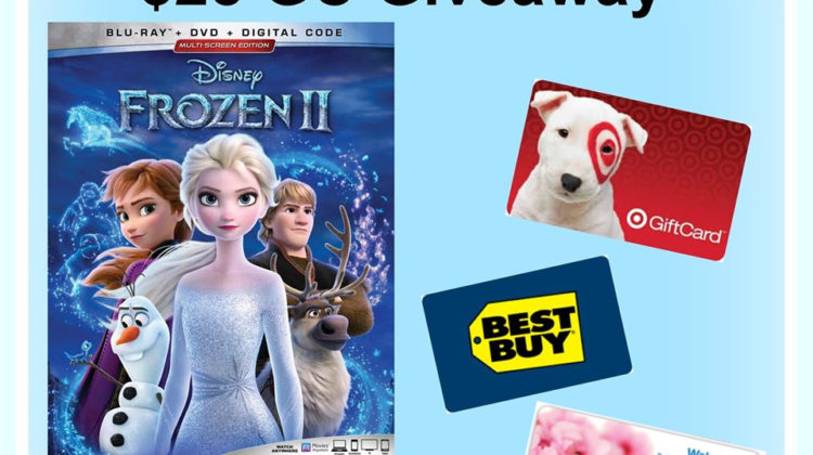 #Win $25 GC/PayPal Cash and Frozen 2 Blu Ray! US, ends 3/12