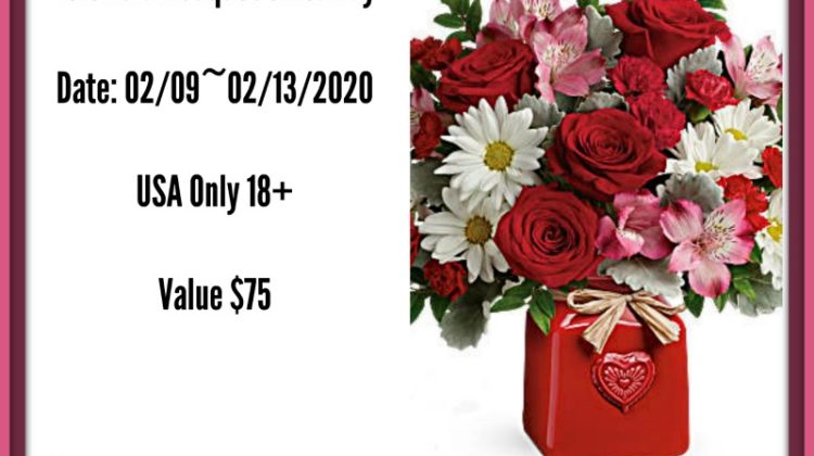#Win $75 GC for a Teleflora Bouquet, US, ends 2/12