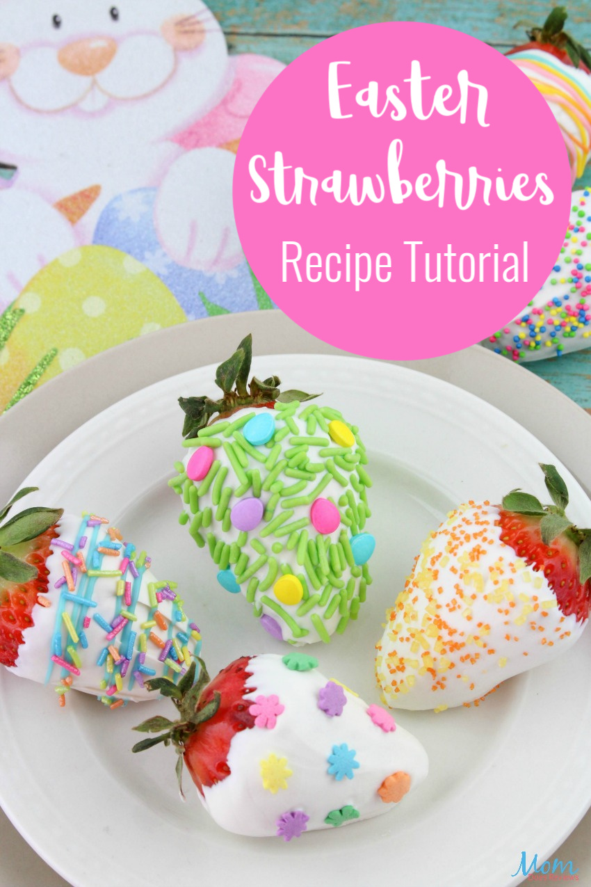 Adorable Easter Strawberries #Recipe  #Tutorial #Easter #Funfood