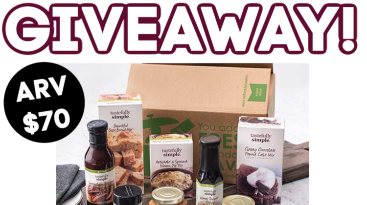 Enter to #Win a Delicious Tastefully Simple Prize Pack, US Only, Ends 03/20