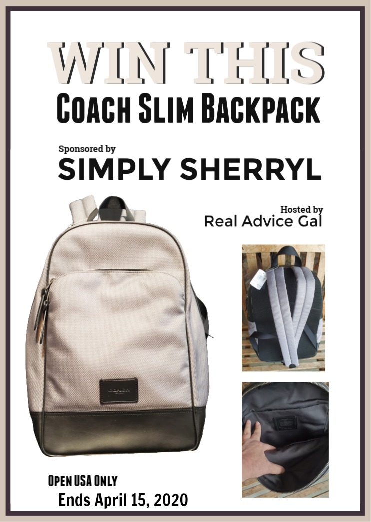 Win this Slim Backpack by Coach