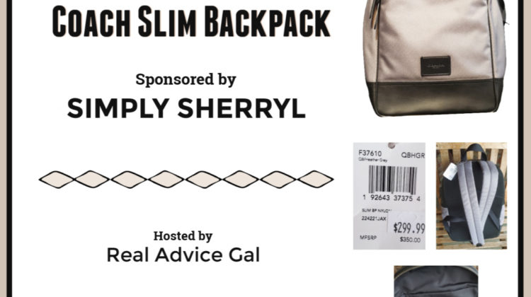 Win this Slim Backpack by Coach