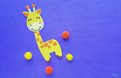 Super Cute Giraffe Paper Craft for Kids - Mom Does Reviews