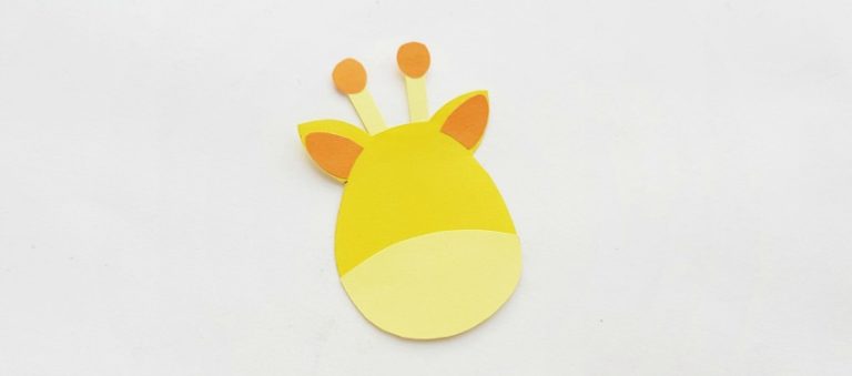 Super Cute Giraffe Paper Craft for Kids - Mom Does Reviews