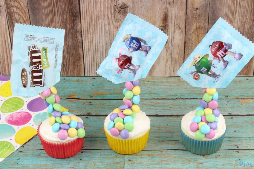 Gravity M&M Easter Cupcakes Recipe & Tutorial