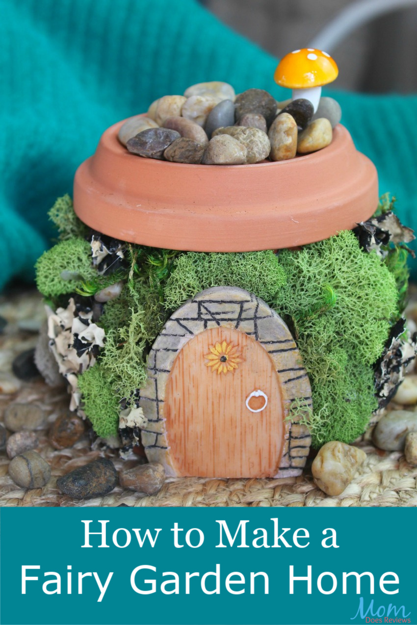 How to Make a Fairy Garden Home #DIY #craft #fairy #garden