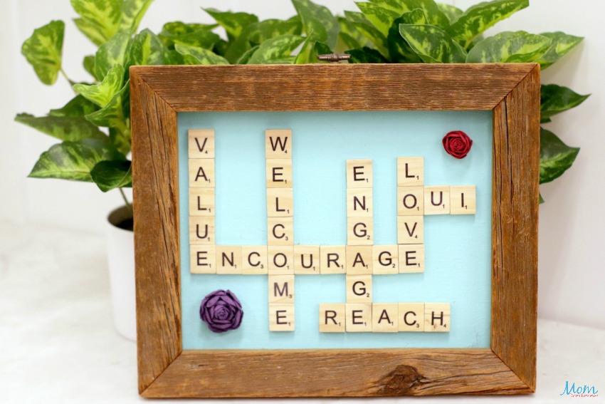 Upcycled Scrabble Tile Craft