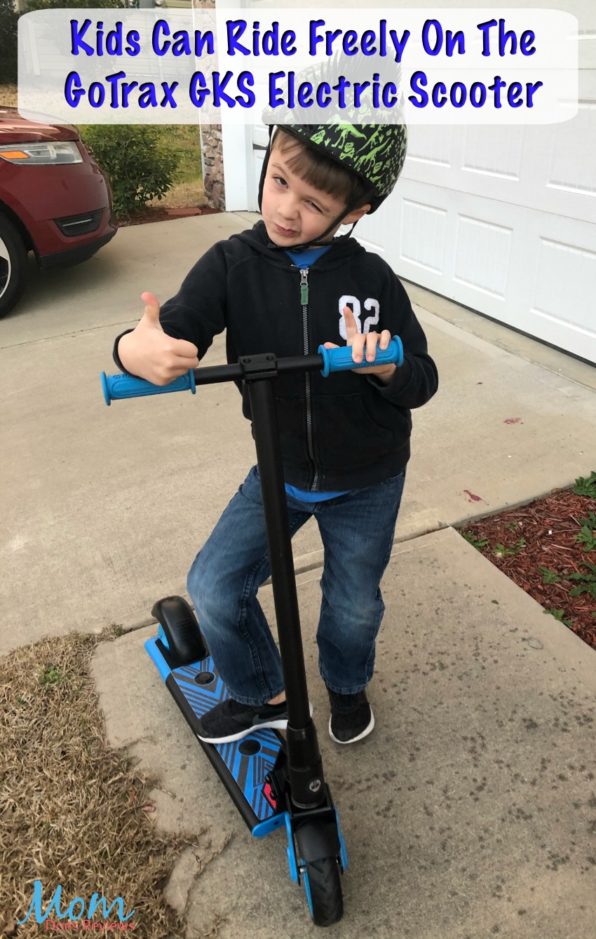 Kids Can Ride Freely On The GoTrax GKS Electric Scooter