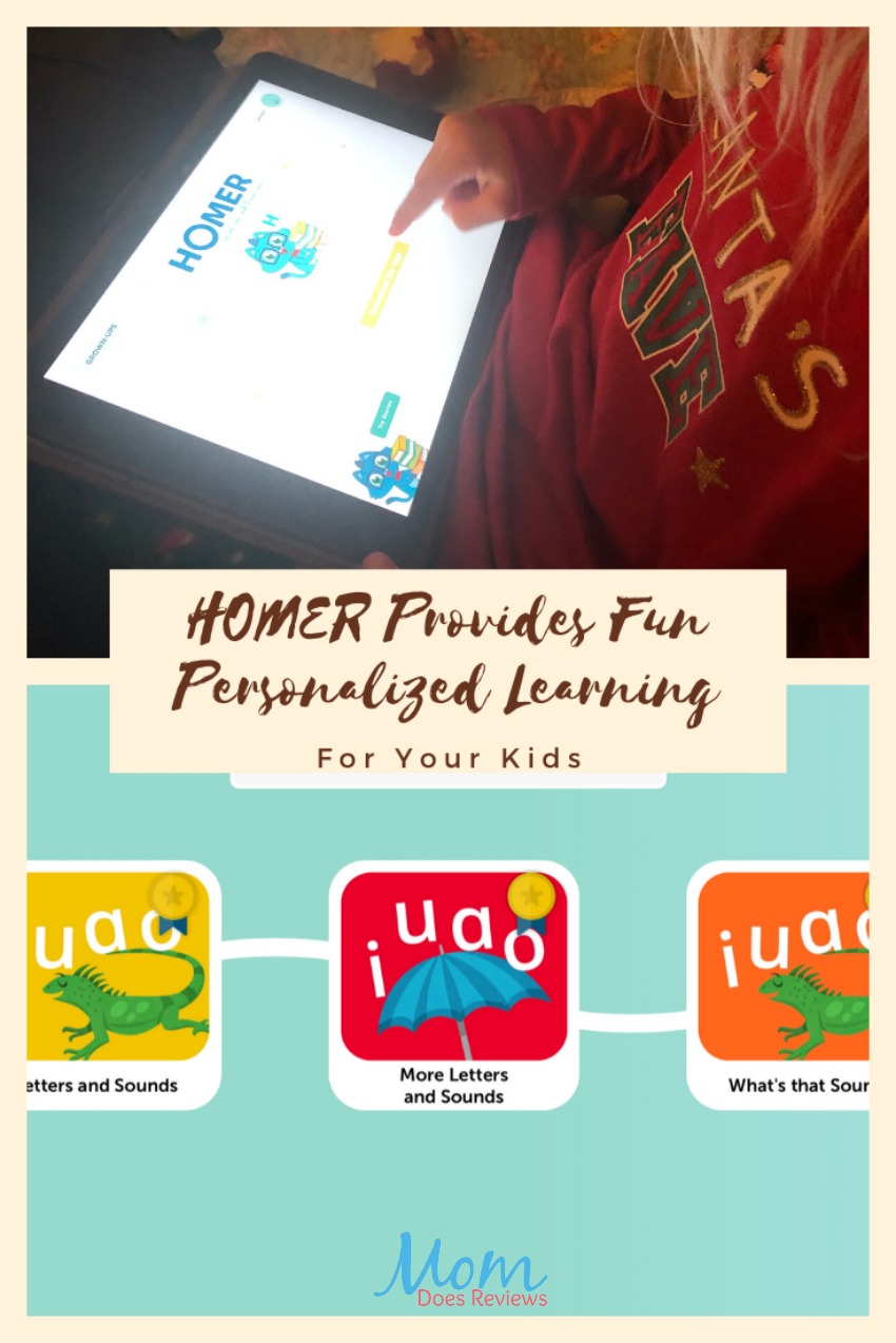 HOMER Provides Fun Personalized Learning For Your Kids