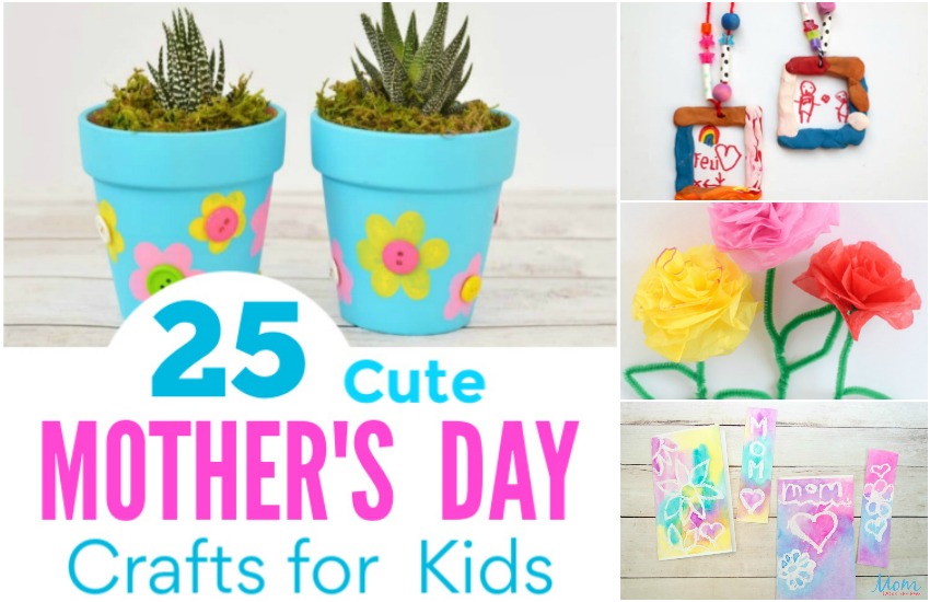 25 Cute Mother's Day Crafts for Kids to Make for Mom