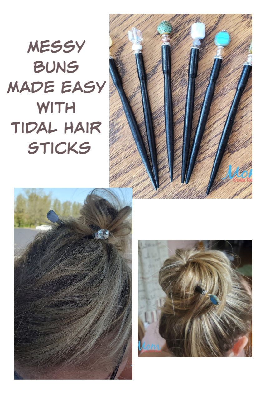 Messy Buns Made Easy with Tidal Hair Sticks
