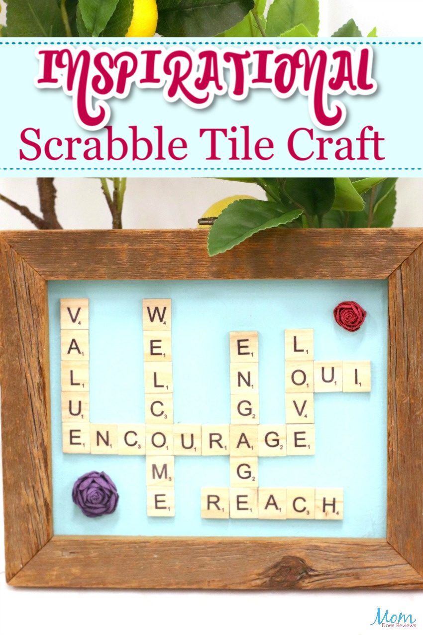 Upcycled & Inspirational Scrabble Tile Craft