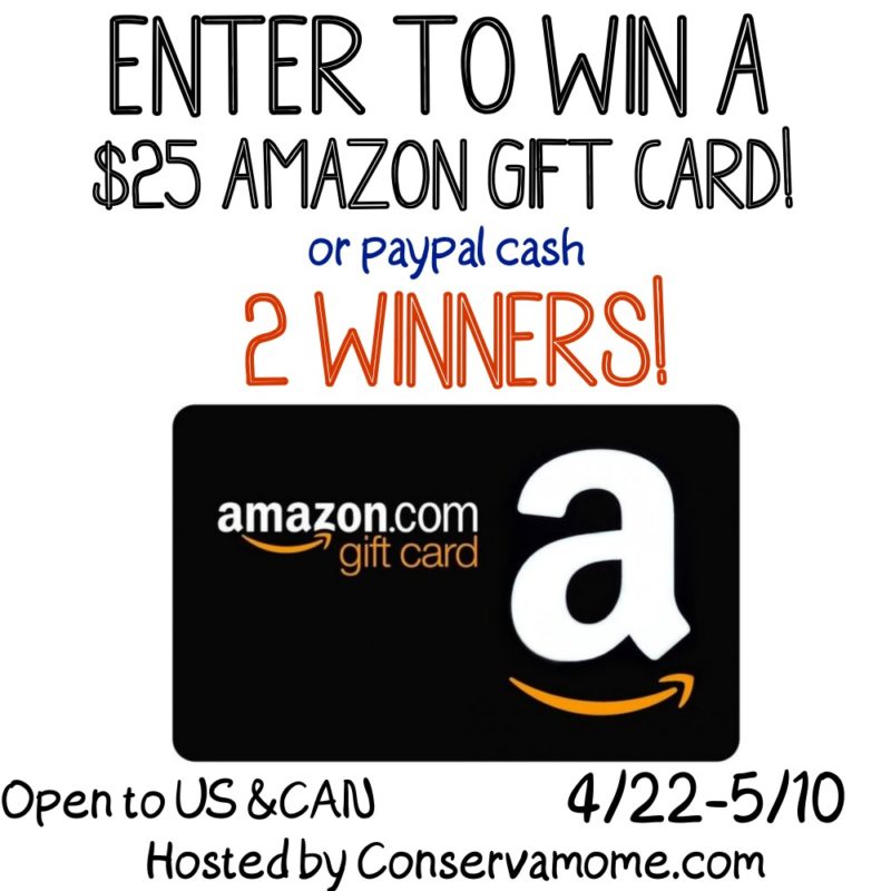 Two #Winners - $25 Amazon GC or PayPal Cash! US/CAN only - Ends 05/10