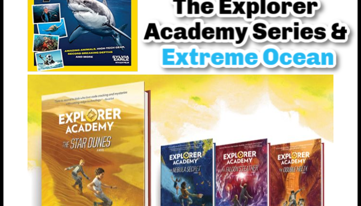 #Win 5 Nat Geo Books- The Explorer Academy Series & Extreme Ocean! #AprilShowers