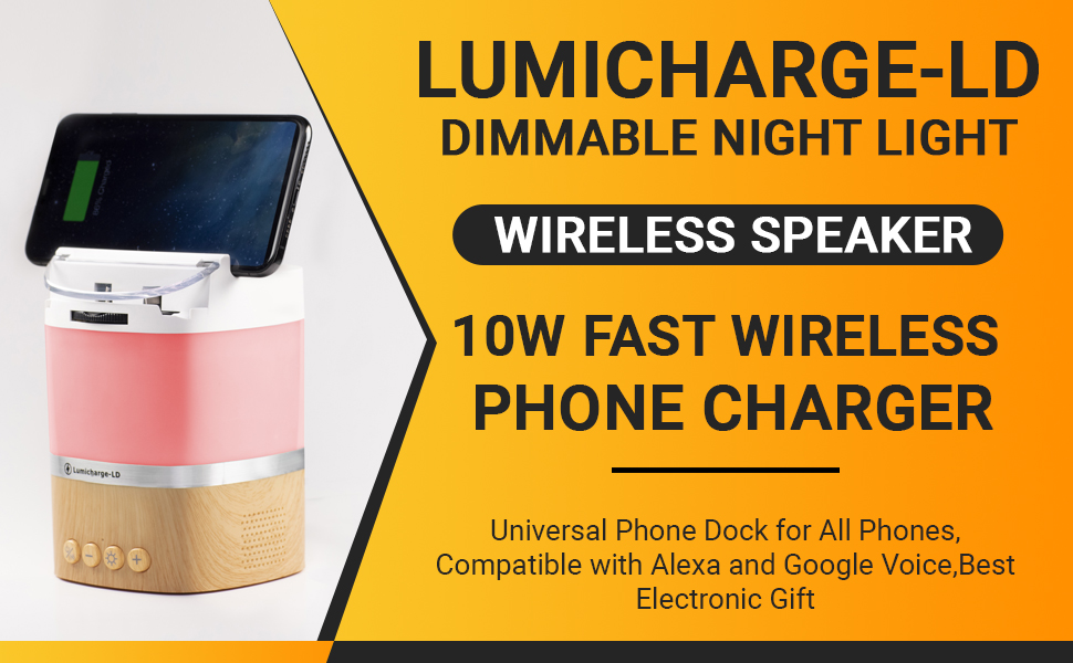 LumiCharge-LD - It's a Lamp, Speaker, Wireless Charger and More! #SpringFunonMDR