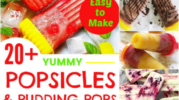 20+ Yummy Easy-to-Make Popsicles & Pudding Pops