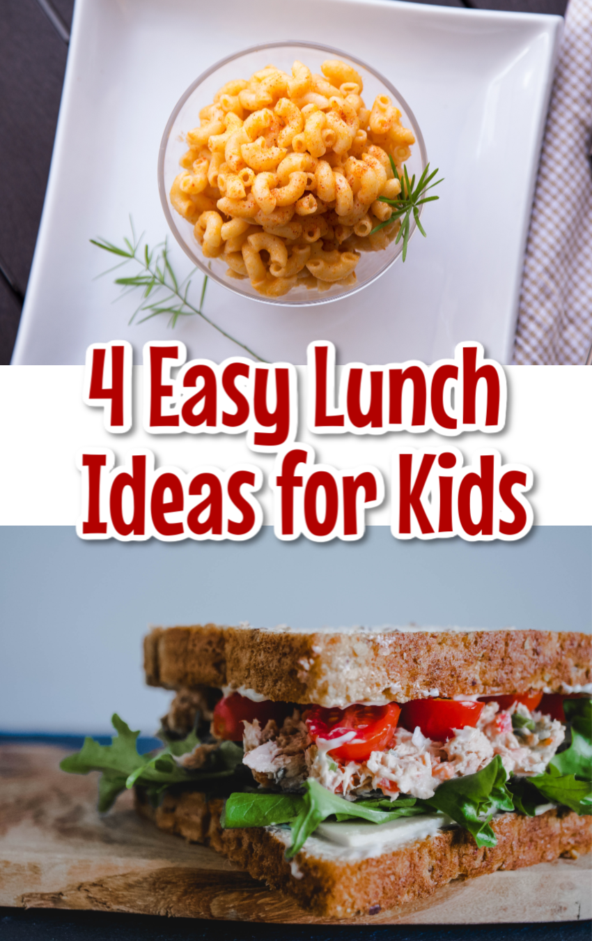 4 Easy Lunch Ideas for Kids