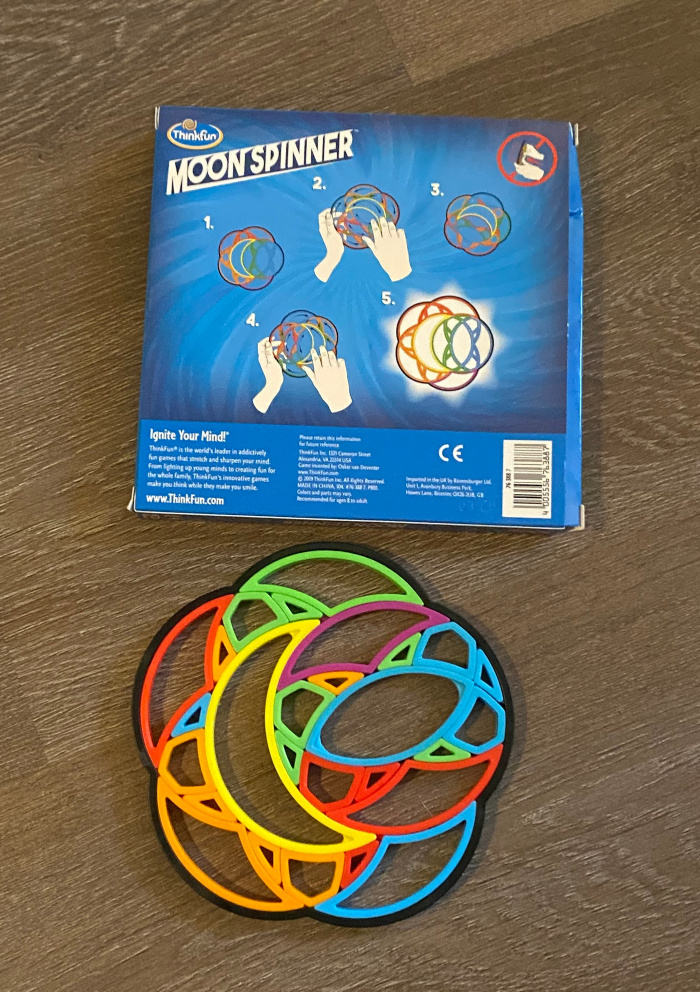 Think Fun Moon Spinner STEM Toy and Brain Game A Twisty Brainteaser Puzzle